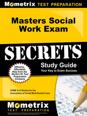 cover image of Masters Social Work Exam Secrets Study Guide